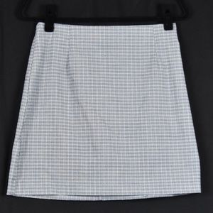 A. Byer Short Skirt Blue Plaid